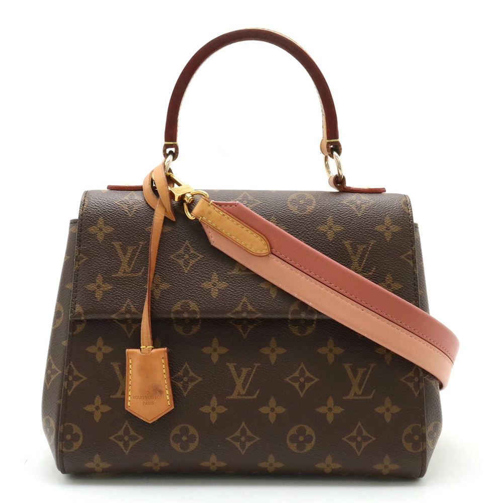 LOUIS VUITTON Monogram Cluny 2way Shoulder Bag Vieux Rose Pink Salmon Pink
